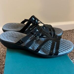 Clarks Sonar Pilot Sandal - Black